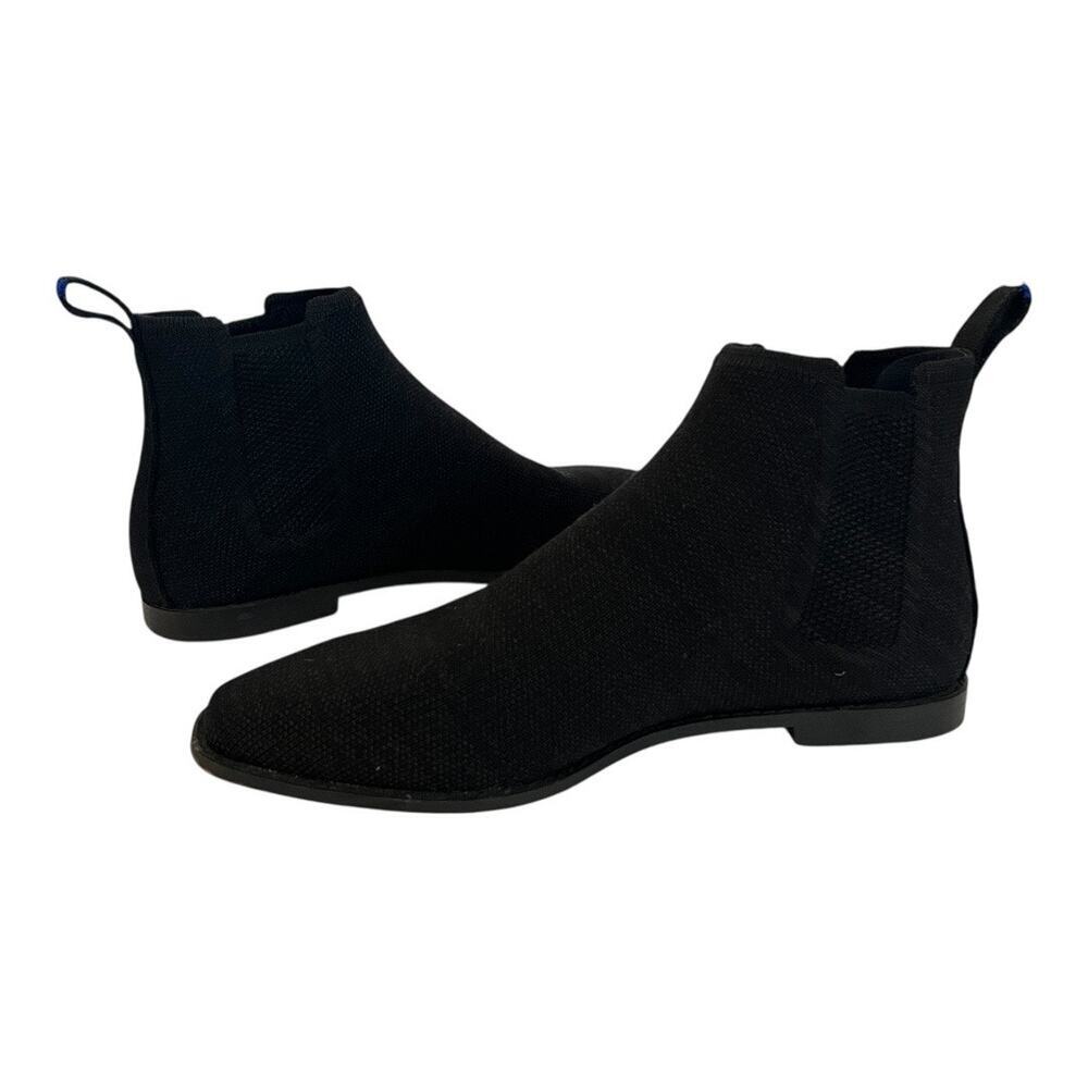 Rothy’s Merino Ankle Boots In Onyx Size 7.5 - Picture 7 of 13